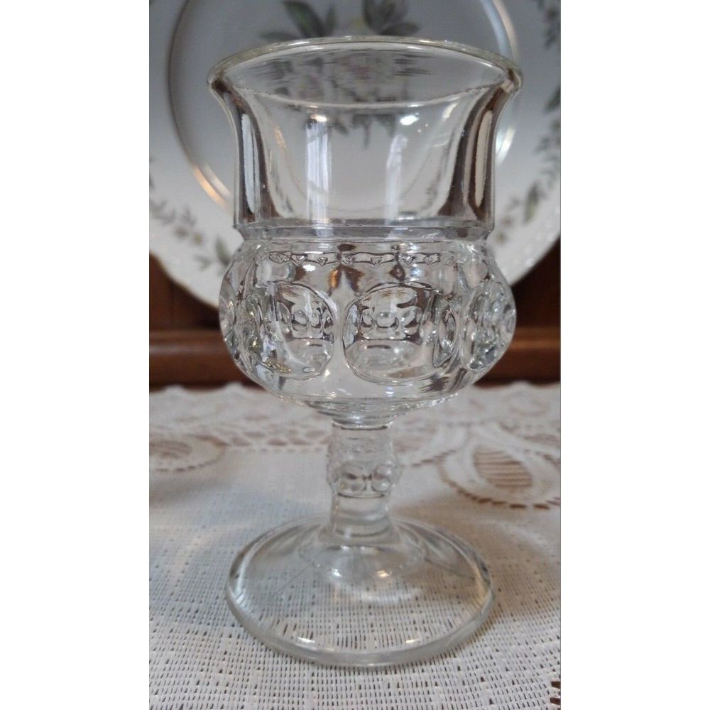 4Pc Tiffin Fransiscan Wine Glasses in Kings Crown - Picture 7 of 8